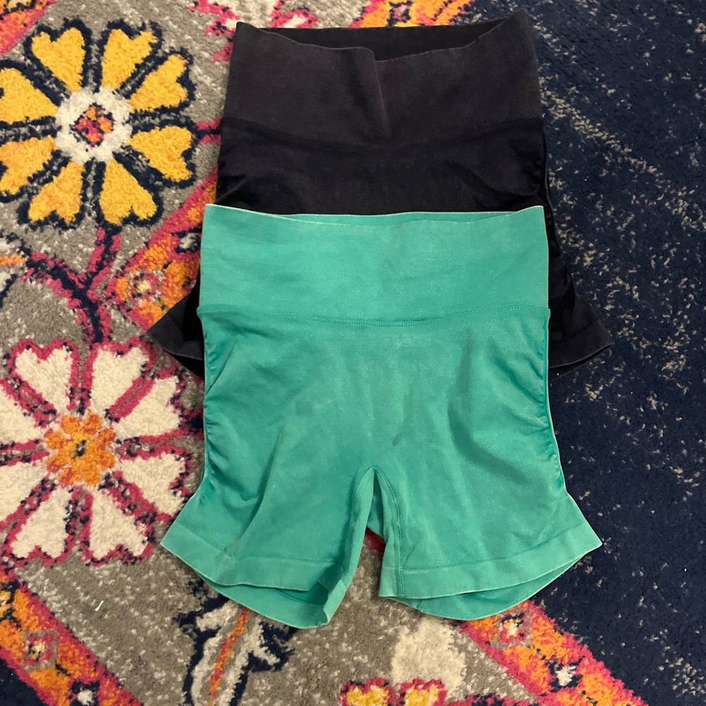 JoyLab Black and Green Bike Shorts